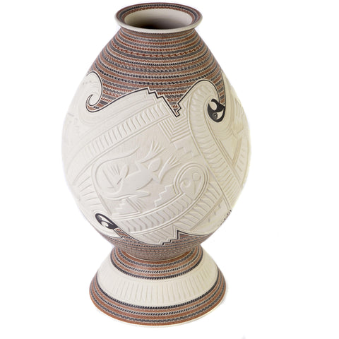 Vasija Natural / Ceramics Mexican Folk Art Mata Ortiz