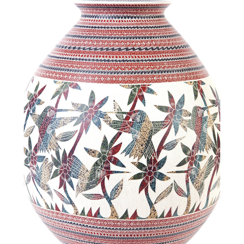 Vasija Multicolor / Ceramics Mexican Folk Art Mata Ortiz
