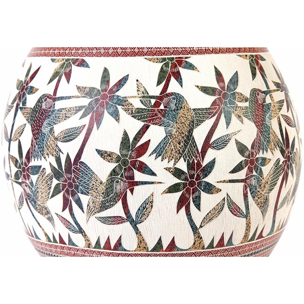 Vasija Multicolor / Ceramics Mexican Folk Art Mata Ortiz