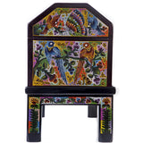 Baul Fauna Selvatica color vino / Woodcarving Lacquer Mexican Folk Art