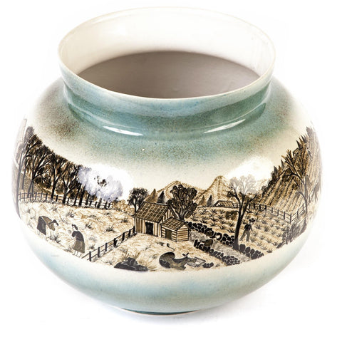 Olla con Paisaje / Ceramics Mexican Folk Art Clay