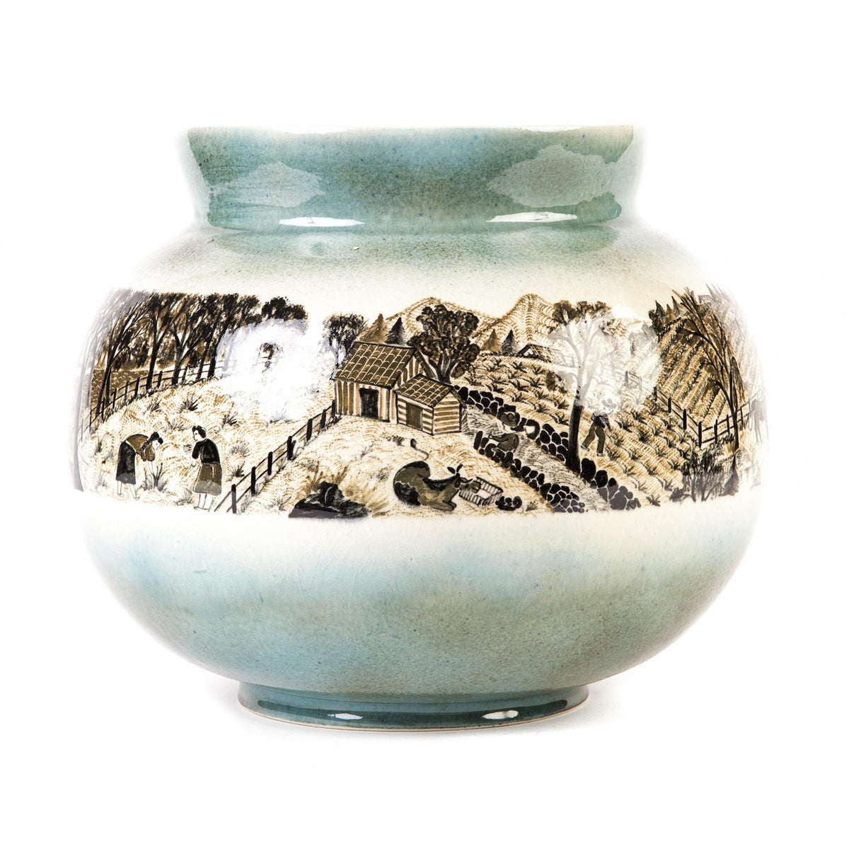 Olla con Paisaje / Ceramics Mexican Folk Art Clay