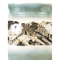 Olla con Paisaje / Ceramics Mexican Folk Art Clay