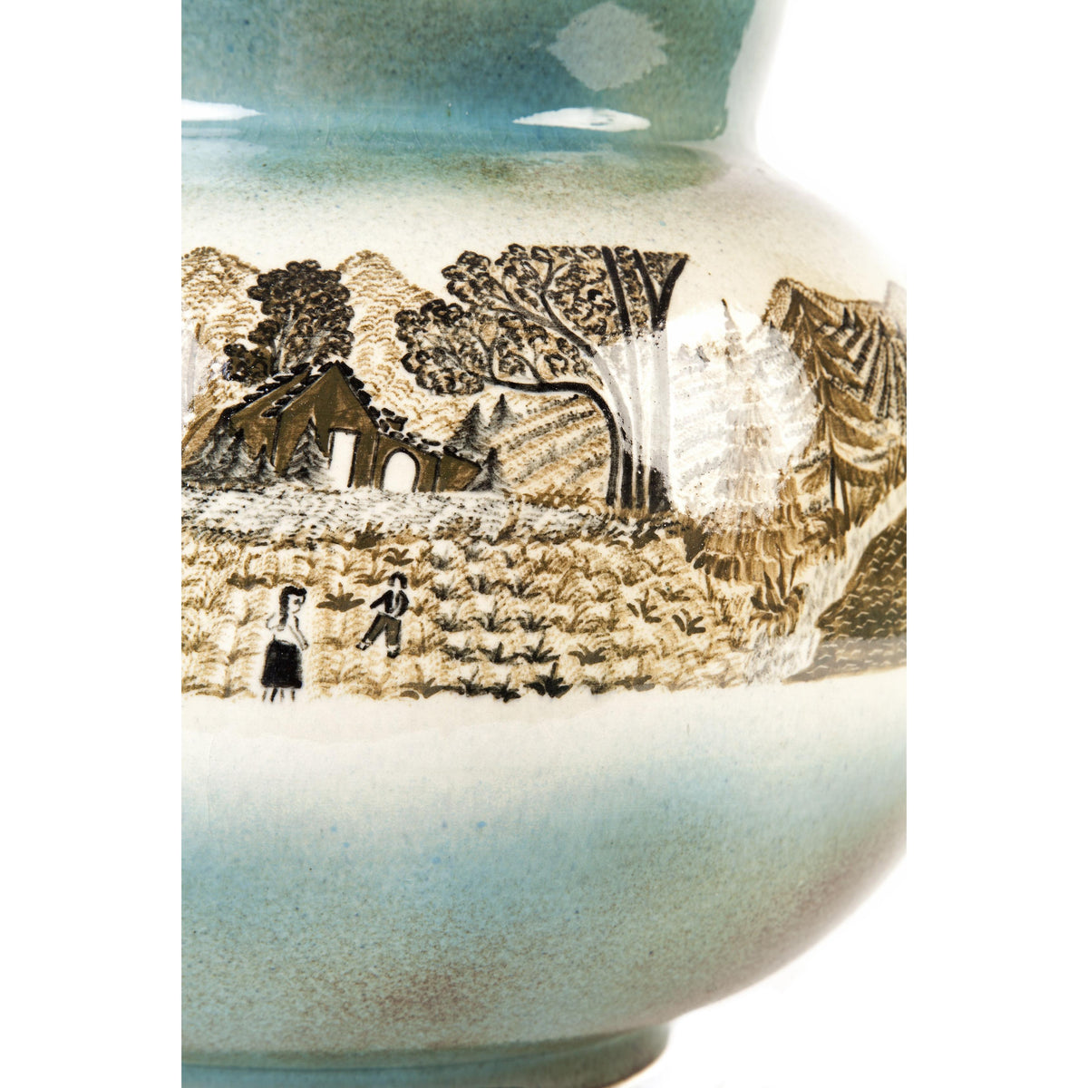 Olla con Paisaje / Ceramics Mexican Folk Art Clay