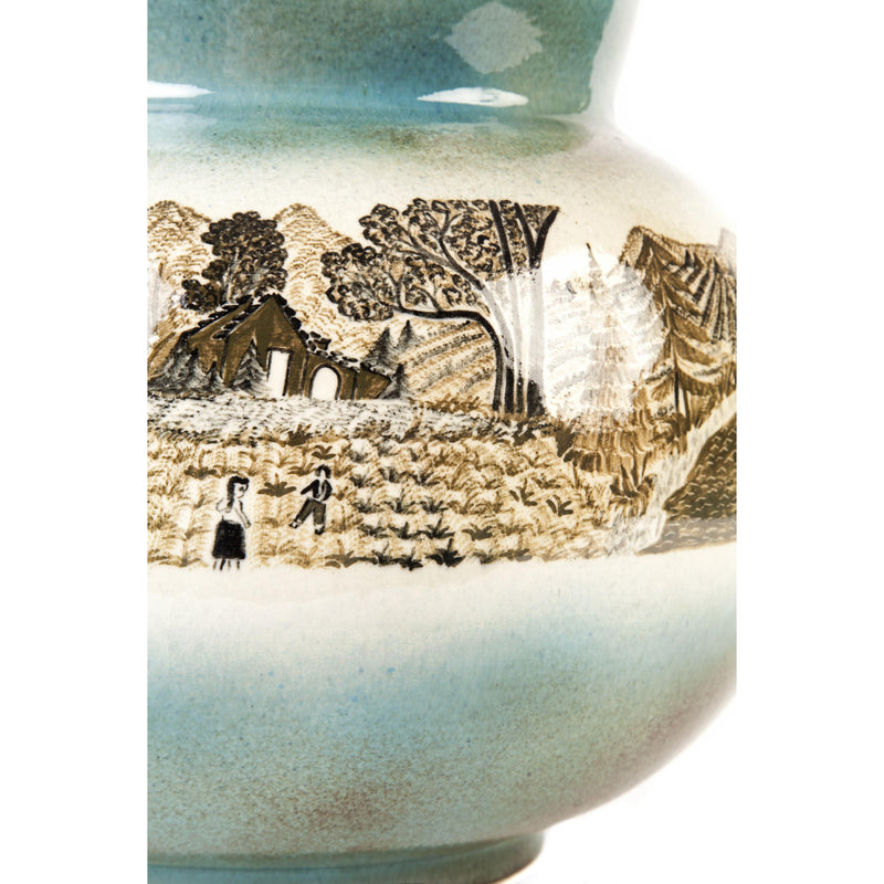 Olla con Paisaje / Ceramics Mexican Folk Art Clay
