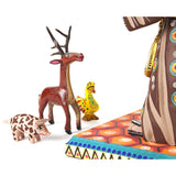 San Francisco de Asis / Woodcarving Mexican Folk Art Sculpture