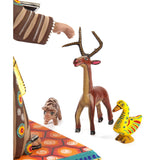 San Francisco de Asis / Woodcarving Mexican Folk Art Sculpture