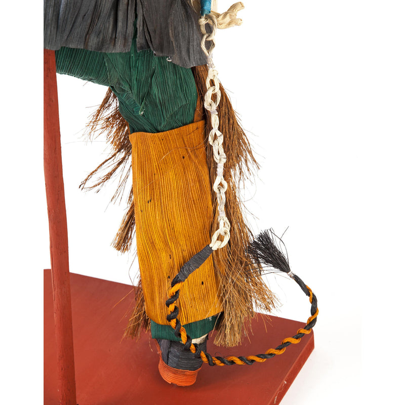 Diablo de Juxtlahuaca / Vegetable Fibers Mexican Folk Art Corn Leaf Sculpture