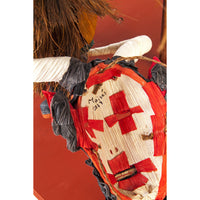 Diablo de Juxtlahuaca / Vegetable Fibers Mexican Folk Art Corn Leaf Sculpture