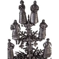 Arbol 8 Regiones Oaxaca / Ceramics Black Clay Mexican Folk Art Tree of Life
