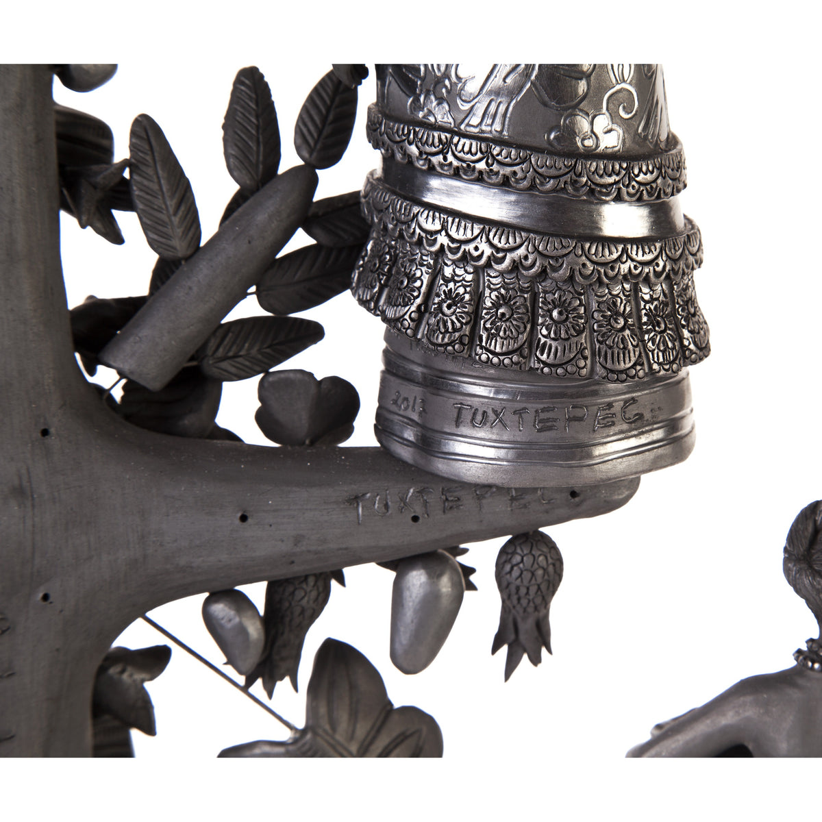 Arbol 8 Regiones Oaxaca / Ceramics Black Clay Mexican Folk Art Tree of Life