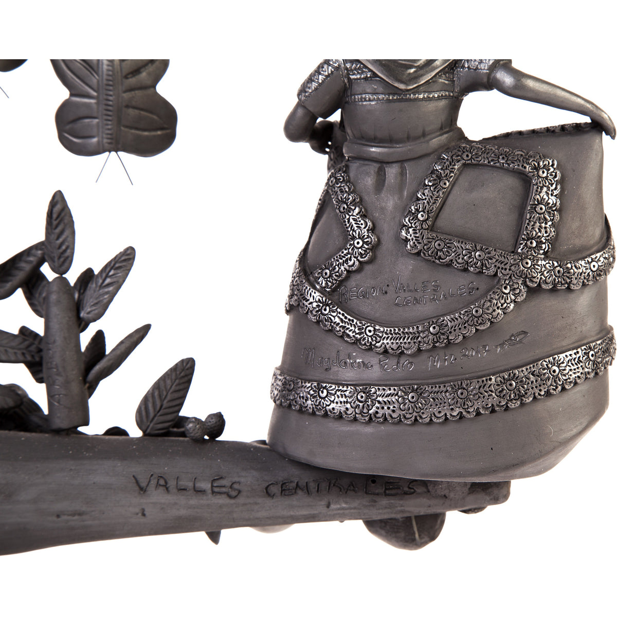 Arbol 8 Regiones Oaxaca / Ceramics Black Clay Mexican Folk Art Tree of Life