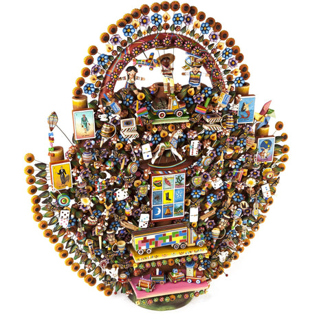 Arbol de Juguetes / Ceramics Mexican Folk Art Clay Tree of Life
