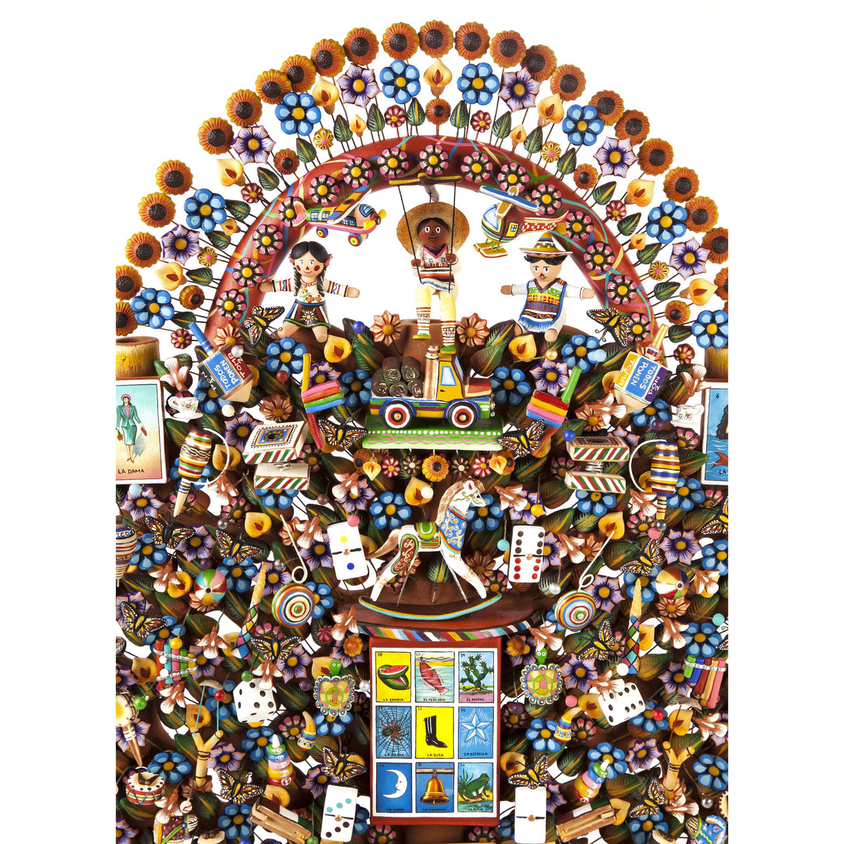 Arbol de Juguetes / Ceramics Mexican Folk Art Clay Tree of Life
