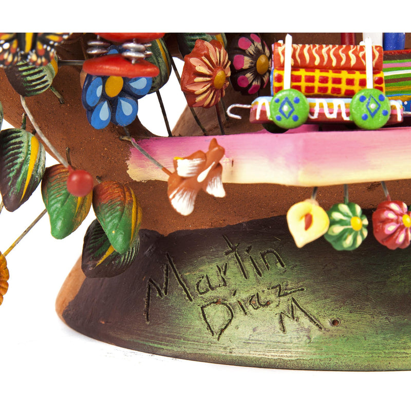 Arbol de Juguetes / Ceramics Mexican Folk Art Clay Tree of Life