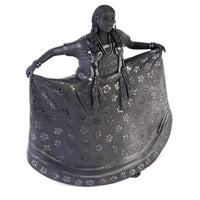Mujer Huajuapan de Leon-Oaxaca / Ceramics Black Clay Mexican Folk Art