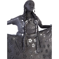 Mujer Huajuapan de Leon-Oaxaca / Ceramics Black Clay Mexican Folk Art