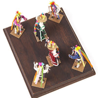 Danzas y Costumbres / Vegetable Fibers Mexican Folk Art Miniature
