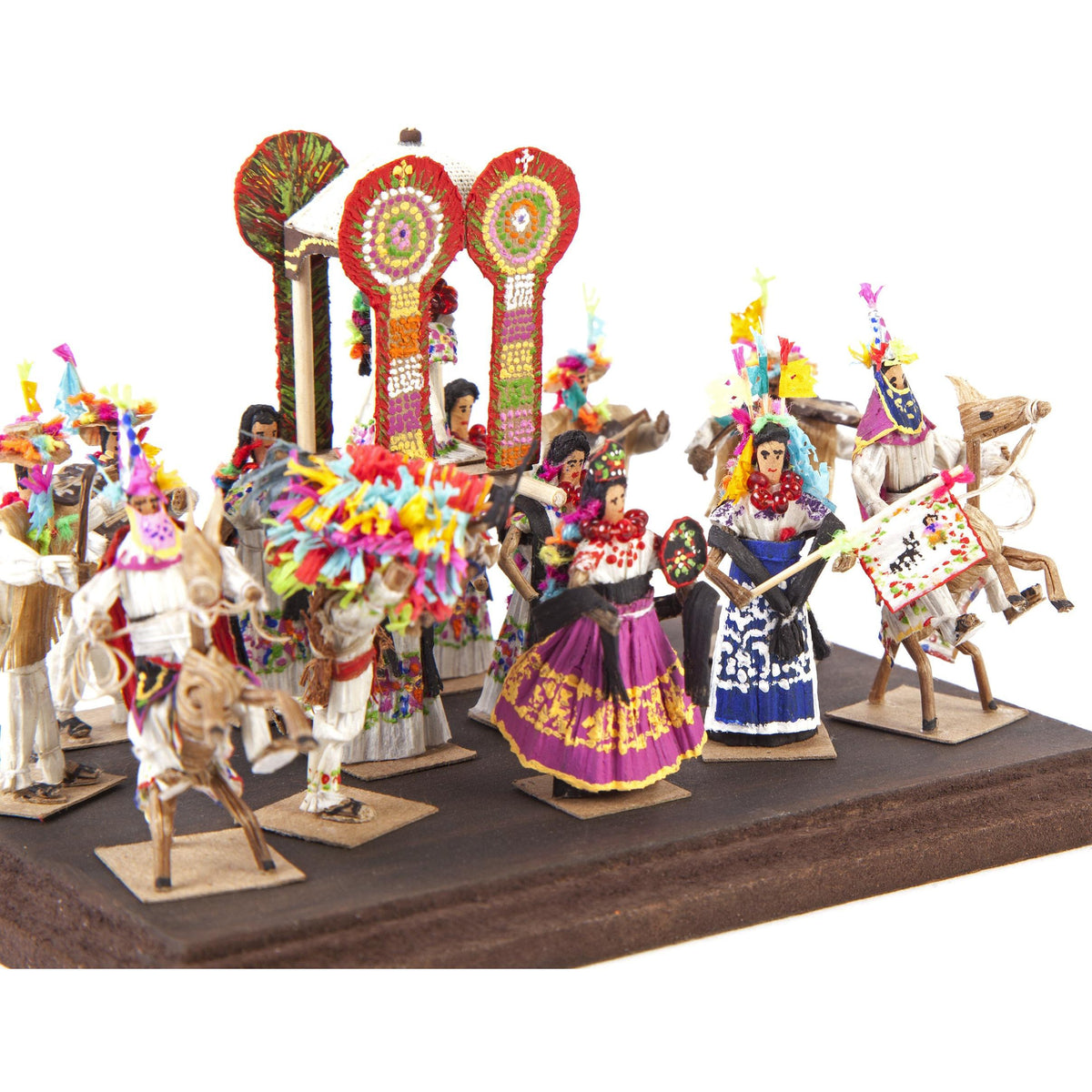 Danzas y Costumbres / Vegetable Fibers Mexican Folk Art Miniature