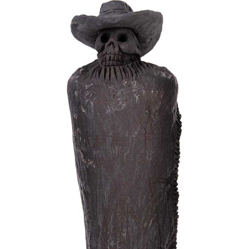 Los tres Señores / Ceramics Black Clay Mexican Folk Art