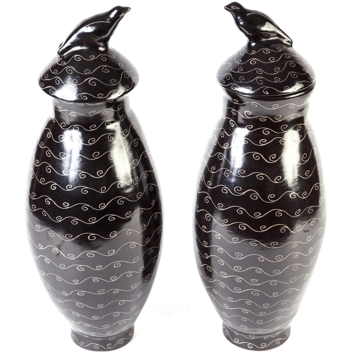 Par de Cantaros / Ceramics Mexican Folk Art