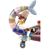 El Avion de Guerrero / Woodcarving Lacquer Mexican Folk Art