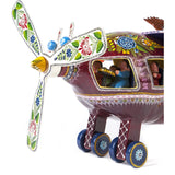 El Avion de Guerrero / Woodcarving Lacquer Mexican Folk Art