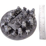 Dia Feliz / Ceramics Black Clay Mexican Folk Art