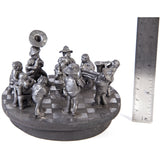La Fiesta / Ceramics Black Clay Mexican Folk Art