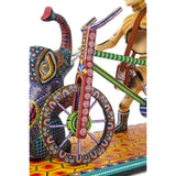 Cartero Calavera / Woodcarving Mexican Folk Art Sculpture