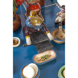 Cocinando / Woodcarving Lacquer Mexican Folk Art