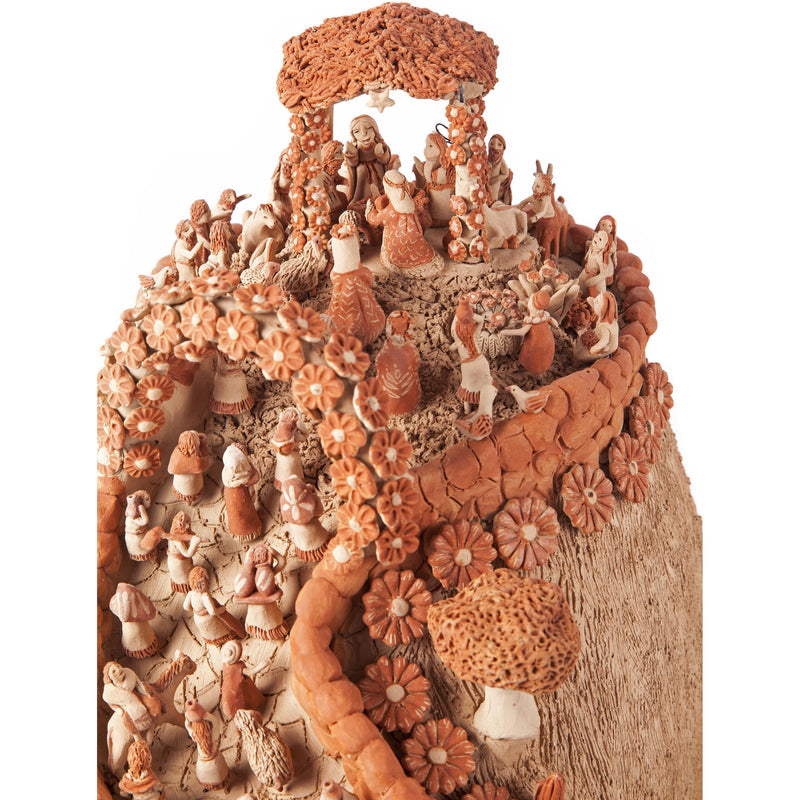 Nacimiento en el Cerro / Ceramics Mexican Folk Art Clay Nativity
