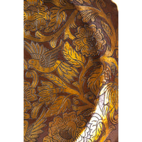 Charola con Flores y Pajaros / Copper Mexican Folk Art