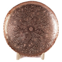 Charola con Mariposa y Flor / Copper Mexican Folk Art