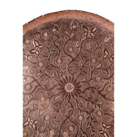 Charola con Mariposa y Flor / Copper Mexican Folk Art