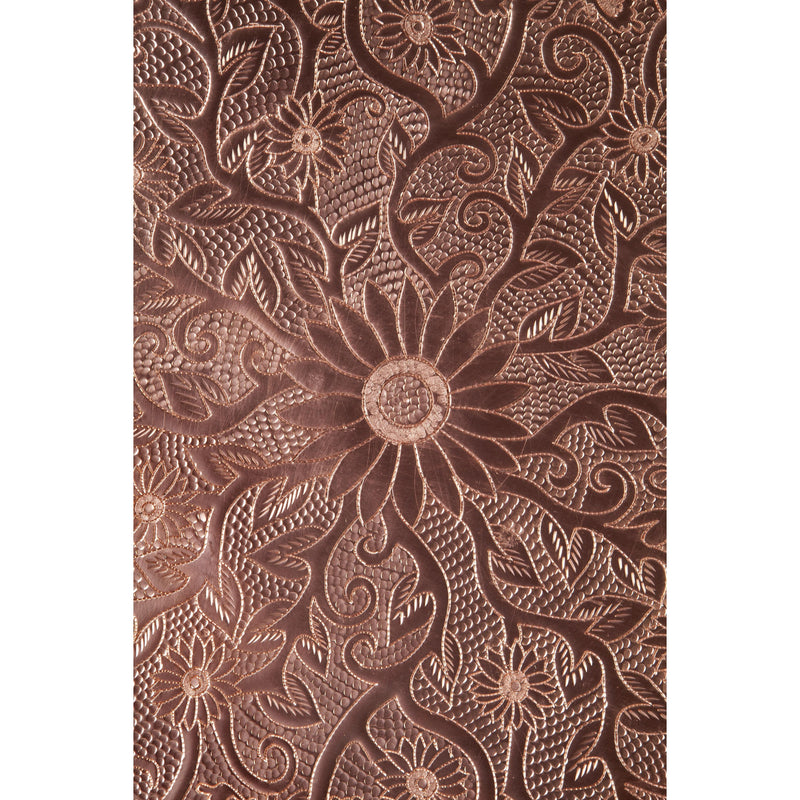 Charola con Mariposa y Flor / Copper Mexican Folk Art
