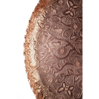 Charola con Mariposa y Flor / Copper Mexican Folk Art