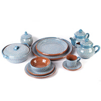 Vajilla Flor / Ceramics Mexican Folk Art Clay