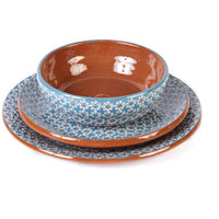 Vajilla Flor / Ceramics Mexican Folk Art Clay