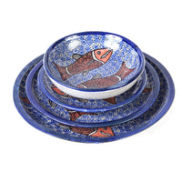 Vajilla Pez / Ceramics Mexican Folk Art Clay