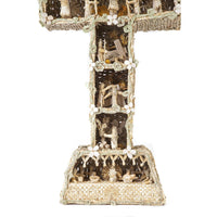 La Vida de Jesus en la Cruz / Vegetable Fibers Mexican Folk Art Sculpture