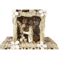 La Vida de Jesus en la Cruz / Vegetable Fibers Mexican Folk Art Sculpture