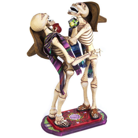 Los Compadres / Mexican Folk Art Carton Sculpture