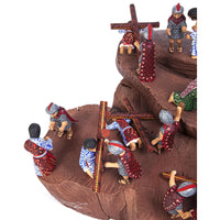 Cristo Resucitado y Via Crucis / Woodcarving Mexican Folk Art Sculpture Woodcarving Alebrije Mexican Folk Art Sculpture
