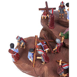Cristo Resucitado y Via Crucis / Woodcarving Mexican Folk Art Sculpture Woodcarving Alebrije Mexican Folk Art Sculpture