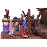 Cristo Resucitado y Via Crucis / Woodcarving Mexican Folk Art Sculpture Woodcarving Alebrije Mexican Folk Art Sculpture