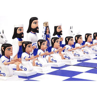 Ajedrez Nacimiento / Woodcarving Mexican Folk Art Chess Nativity