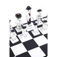 Ajedrez Dia de Muertos / Woodcarving Mexican Folk Art Chess