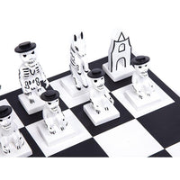 Ajedrez Dia de Muertos / Woodcarving Mexican Folk Art Chess