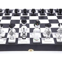 Ajedrez Dia de Muertos / Woodcarving Mexican Folk Art Chess